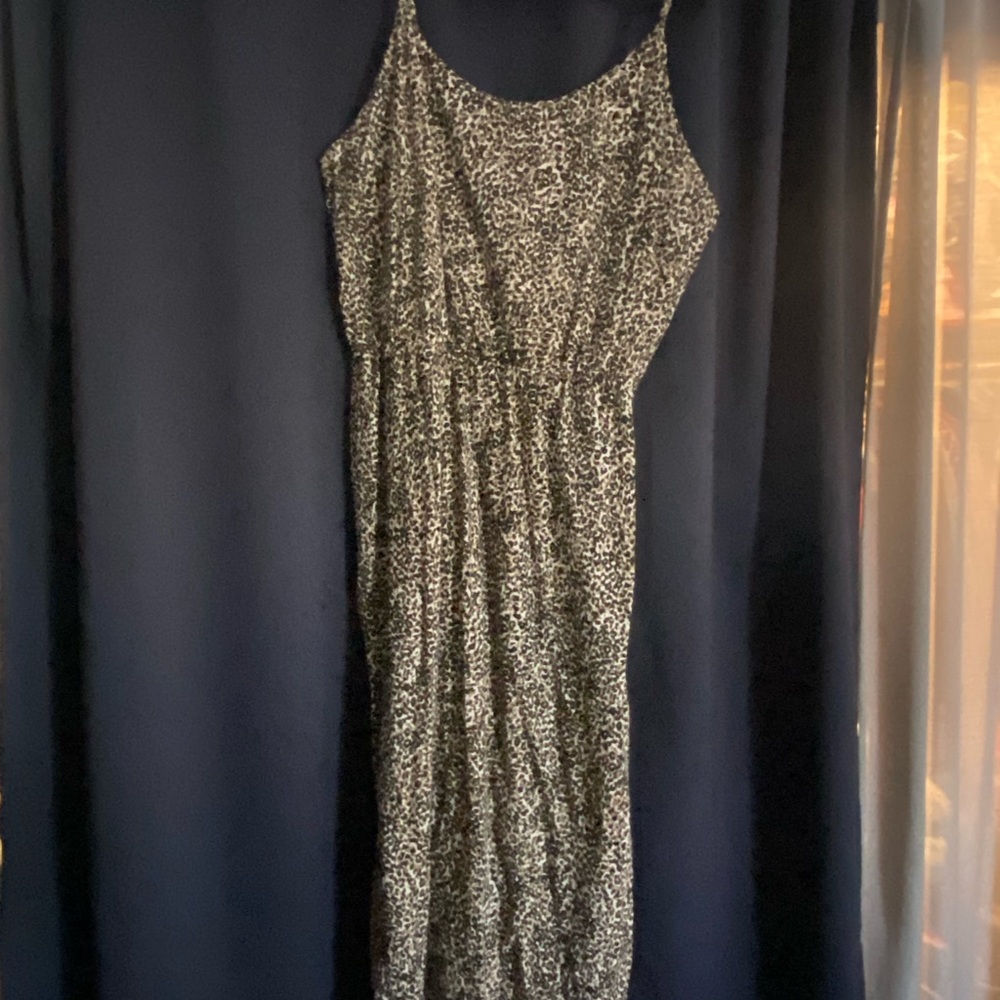 Leopard Print Sleeveless Dress